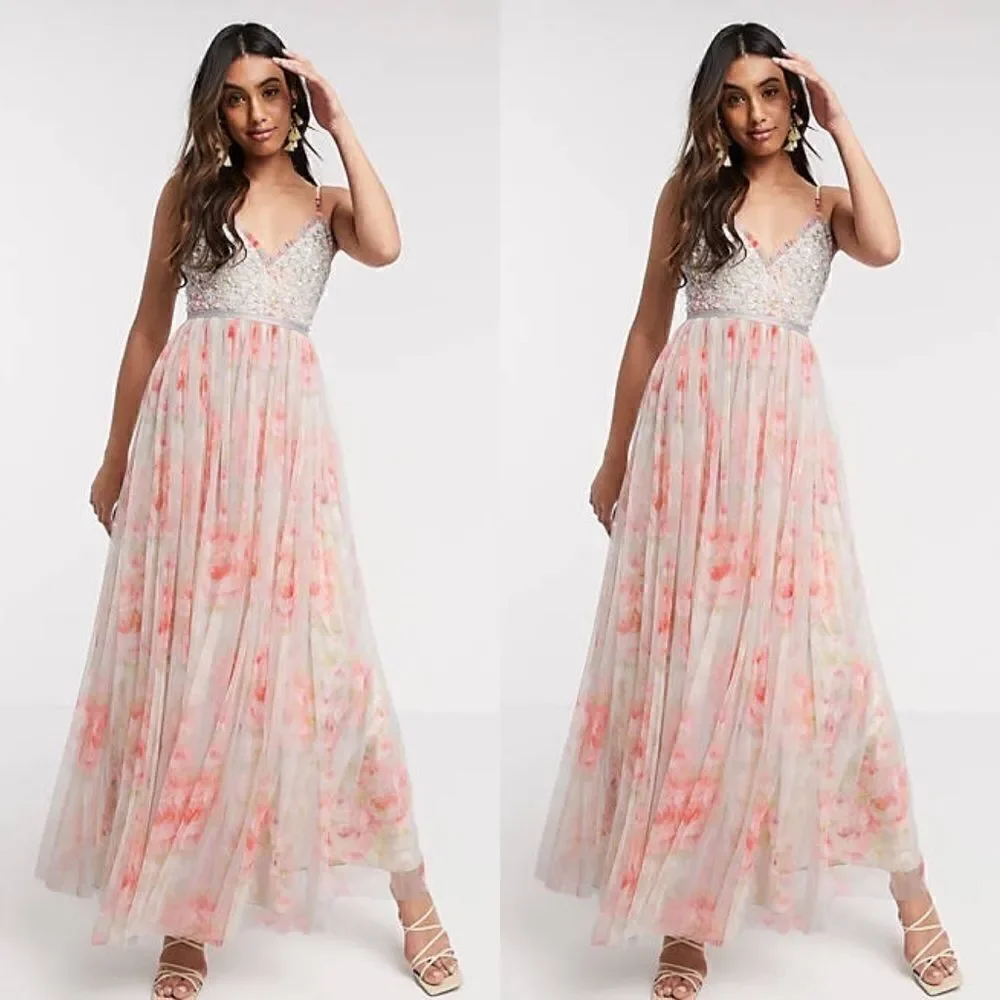 Needle & Thread Ruby Bloom Maxi Dress - BHLDN - Picture 2 of 9